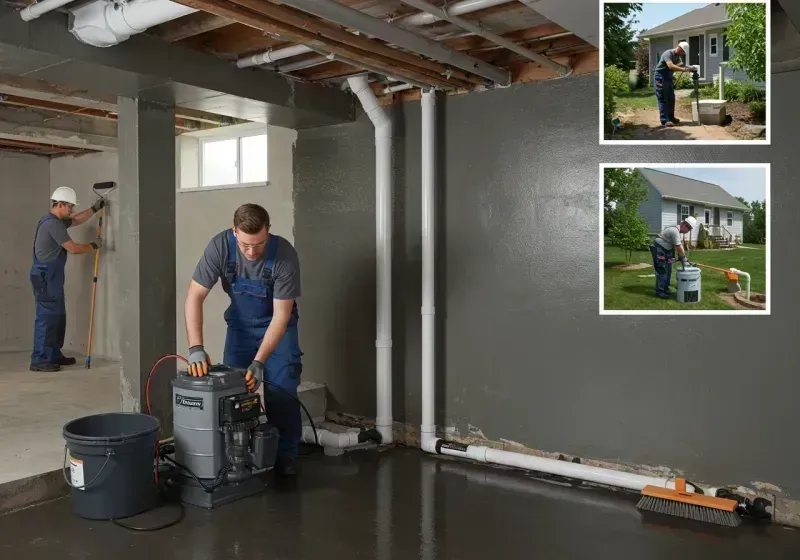 Basement Waterproofing and Flood Prevention process in McNairy County, TN